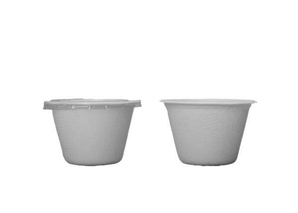 copos e tampas biodegradáveis do molho de 4Oz 4g