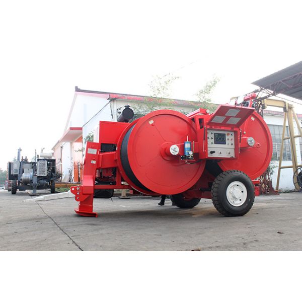 90kN Stringing Hydraulic Puller Tensioner Power Line Equipment