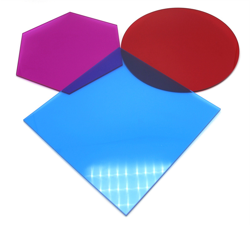 Multicolor Extruded Custom Acrylic Sheets Geometric Shapes Customizable For Kids