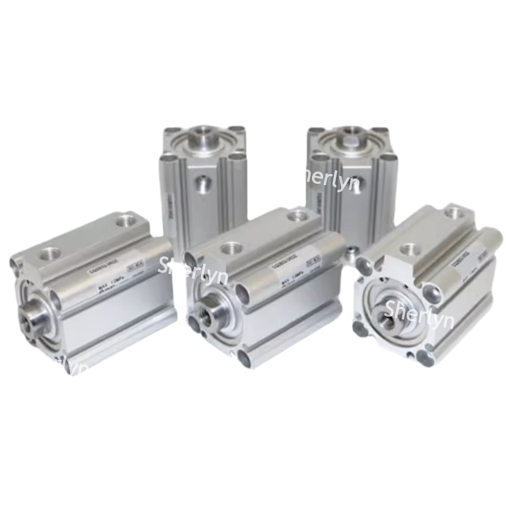 SMC CQ2A12-5D CQ2 Cylindre standard, trou de cylindre de 12 mm, course de 5 mm L, action de cylindre à double action, montage des deux extrémités