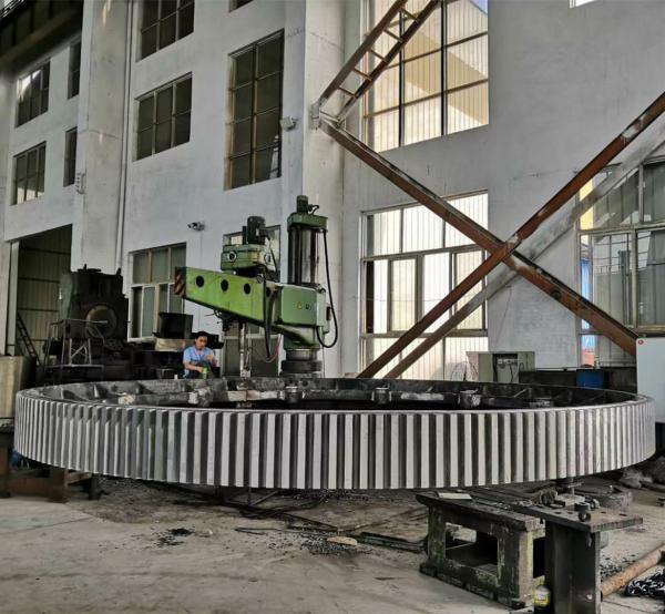 Coal Cement Lubrication Forged AWS Ball Mill Girth Gear and rotary kiln girth gear