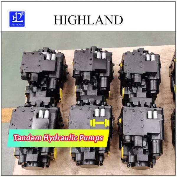 HPV90 Harvester Tandem Hydraulic Pumps High Efficiency