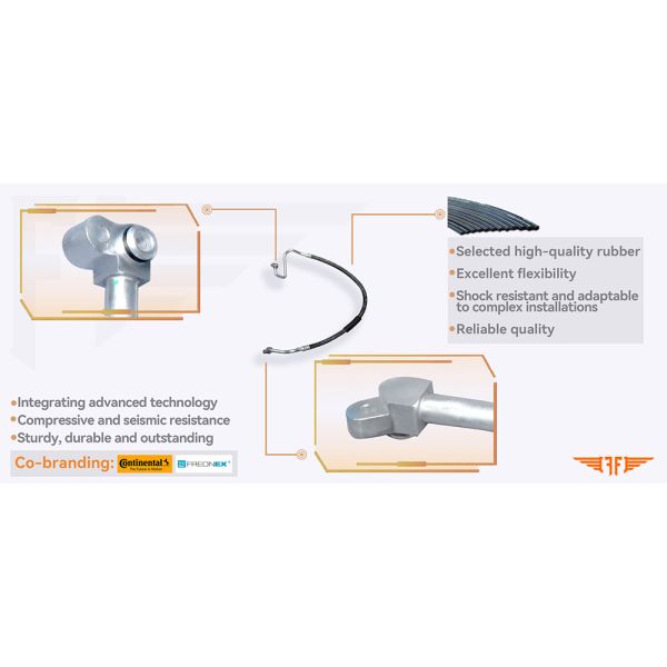 Air Conditioning Hino Truck Low Pressure Suction Pipeline