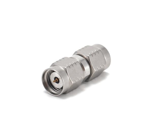 1.85mm male to 1.85mm male stainless steel RF Coaxial Adaptor