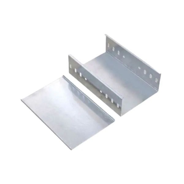 Medium Duty Silver Steel Cable Tray For Wall Mounted Electrical Wire Management