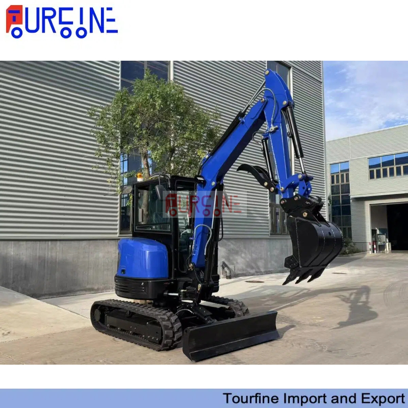 3.5 Ton Mini Crawler Excavator Machine With 0.11 CBM Bucket For Construction