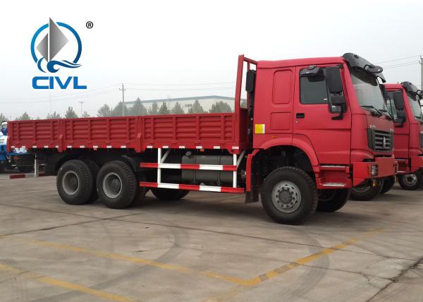 6x4 30t Hyva Front Lift Sinotruk Howo Cargo Truck / Lorry Truck Zz1257s4341w