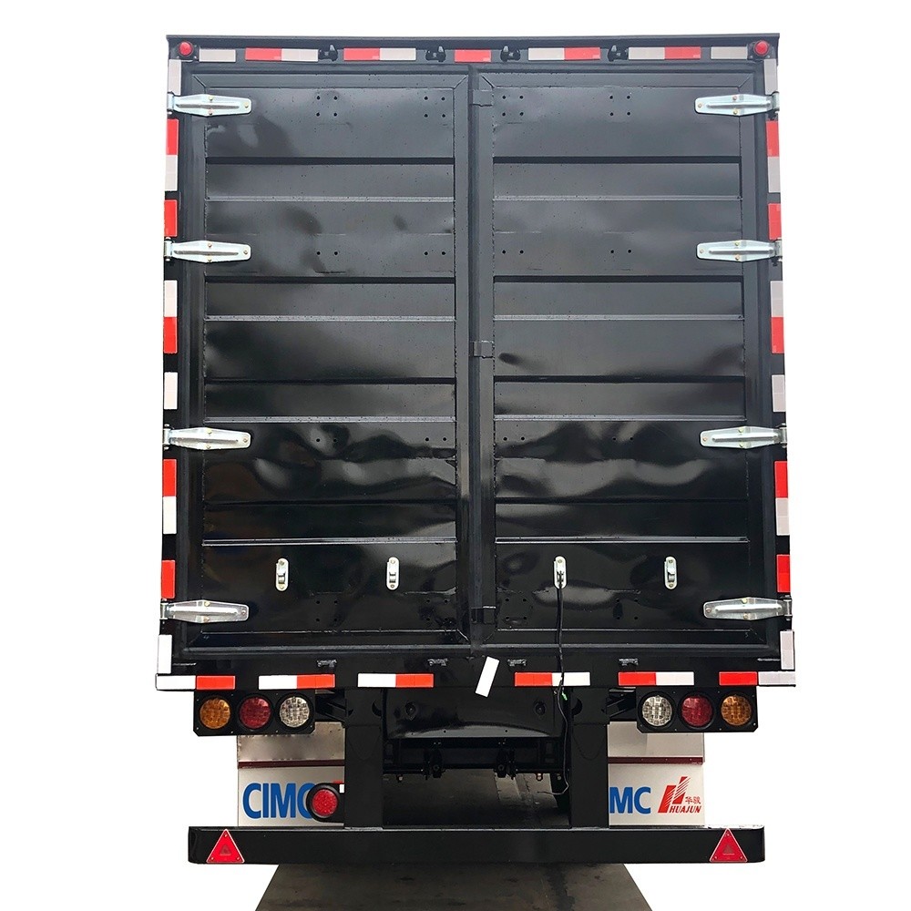 Foot Dry Van Container Semi-Trailer Equipped with 10.00R20/ 11.00R20/ 12R22.5 Tires