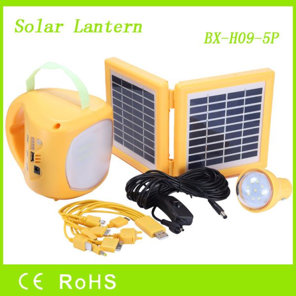 Solar hand lamp|portable fishing light household outdoor emergency light night market camping flood light