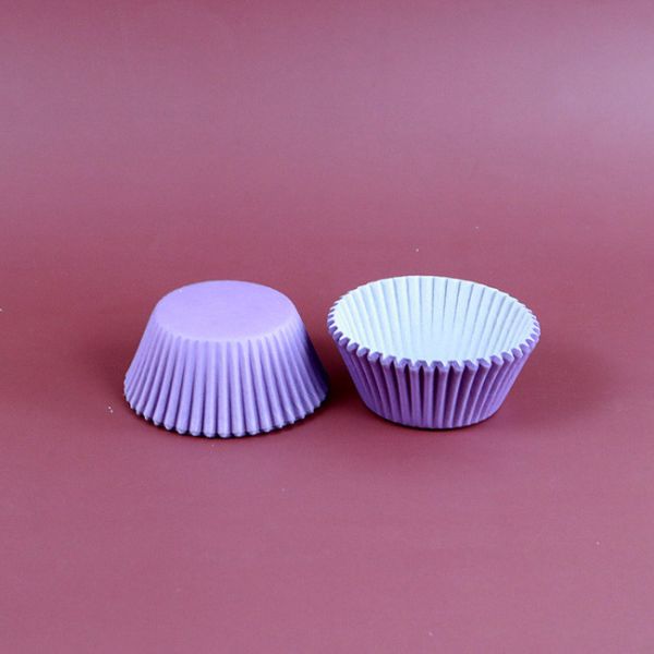 50Pcs/Set Panttern Violet Coloured Muffin Paper Cupcake Cases Baking Cup Cake Case Disposable Cake Baking Paper Cup