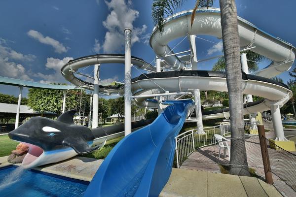 ODM Outdoor Amusement Park Rides Water Toys Fiberglass Slide Prices