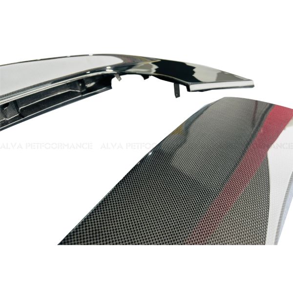 Dry Carbon Fiber Rear Spoiler Assetto Fiorano Type Ducktail Rear Wing Tailored for Ferrari SF90 Stradale PHEV Vehicles
