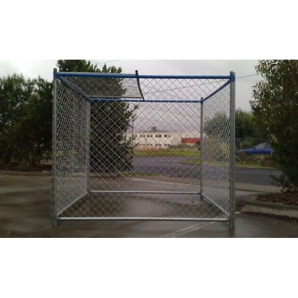 Australian hot sale galvanized steel wire rubbish cage