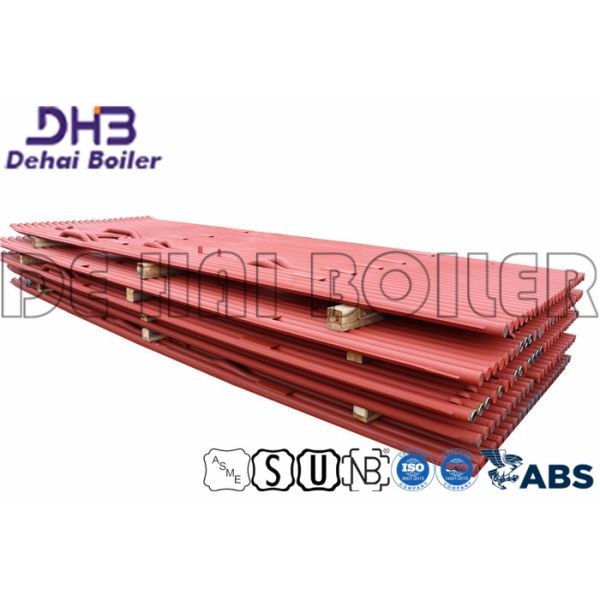 Automatic Welded Boiler Membrane , Water Wall Furnace Φ38-76 Mm Tube