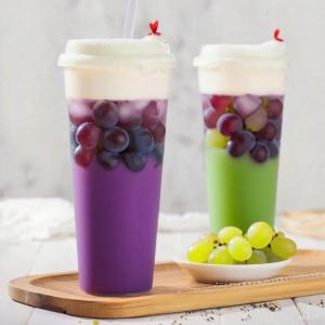 Custom Logo 500ml 16oz PP Injection Clear Cups Smoothie Cold Drink Milktea Boba