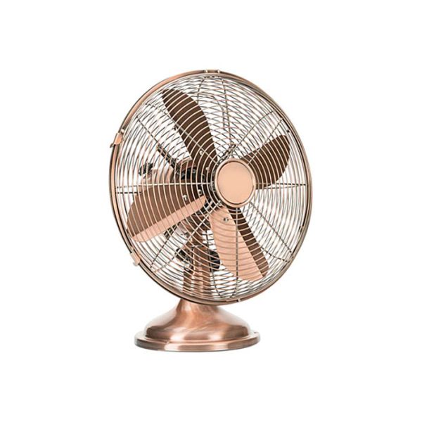 Classic 16 Inch Retro Metal Fan 120 Degree Tilt 4 Aluminum Blades CE CB GS ETL