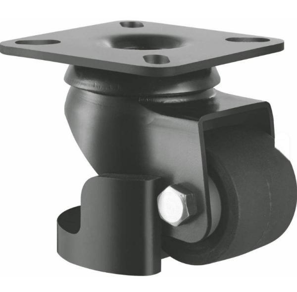 Nylon Medium Heavy Swivel Caster Wheel with Height Adjustable System Device