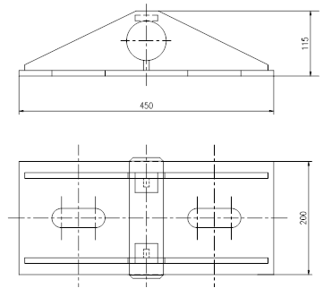 High Tensile Bailey Bridge Steel Bearing Plate Compact 100 / Compact 200
