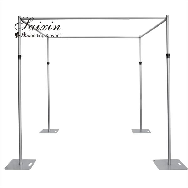 SX-390 Wholesale 3m*6m strong portable wedding stag decoration backdrop drape pipe stands