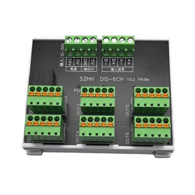 Stepping Timing Motor Pulse Singals Splitter Distributor 1 In 6 Out To Control Servo Drivers