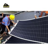 166mmx166mm Taille de cellule Panneau solaire semi-flexible 500W Pour les acheteurs OEM/ODM internationaux