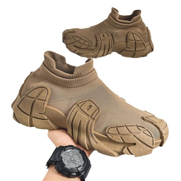Breathable Mesh Anti Slip Outsole PVC Sole Injection Sneaker for Men Casual Walking Sneakers