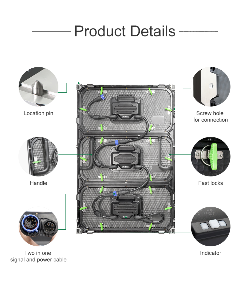 COB P1.25 Pitch Ultra High Definition Rental LED Display Indoor NOVA System HD 1R1G1B (встроенный светодиодный дисплей с высокой четкостью)