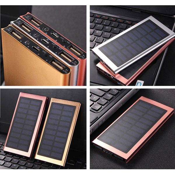 High Quality Solar Power Bank 8000mah Durable Solar Charger Portable for Mobile Phones