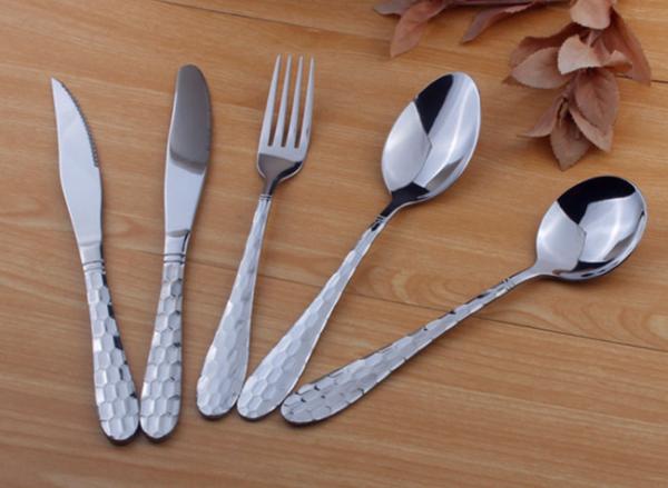 high quantity Stainless steel hotel cutlery/flatware set/tableware/Water Cube