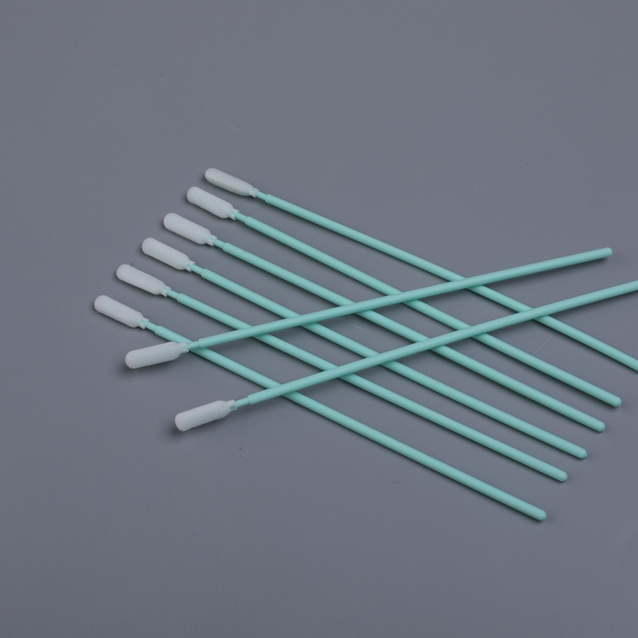 165mm Long Foam Swab with Rigid Handle for Lint Free Slot Cleaning