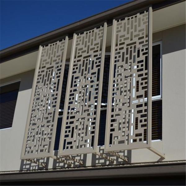 Color Painted Powder Coated Aluminum Perforated Wall Panels for cladding or partition