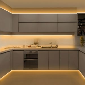 Led Strip Lights Cabinet Lamp Surface Corner Mounted Aluminium Profile Alu