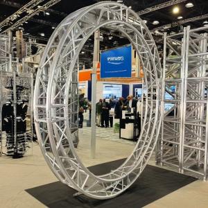 Robust Circular Aluminum Truss Multi Angle Truss Corner For Stage Events