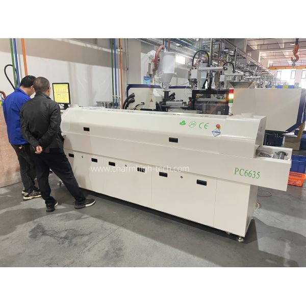 CHM-PC6635 Железная дорога + управление ПК Бессвинцовая печь для повторного потока 2200 * 350 мм 6 температурных зон