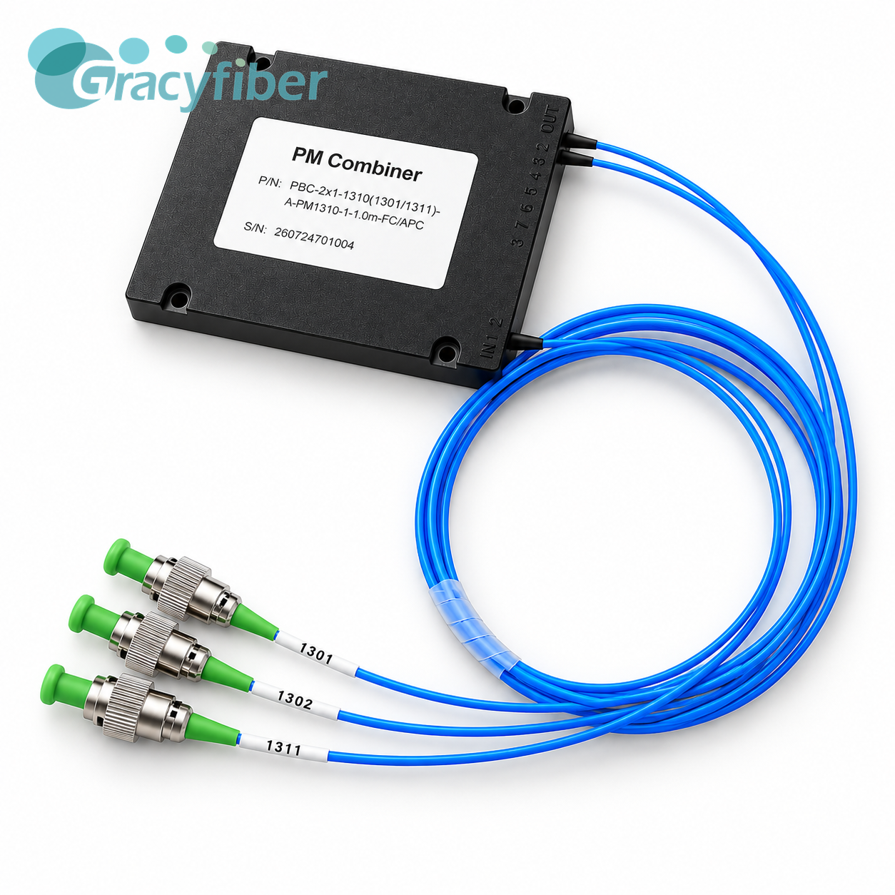 PM Combiner 1310nm 2x1 Polarization Maintaining Fiber