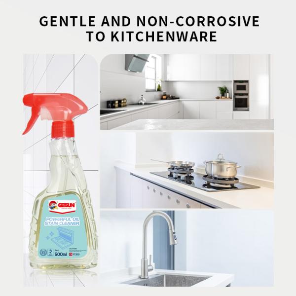 GETSUN Nettoyant puissant pour taches d'huile de cuisine, spray dissolvant de graisse