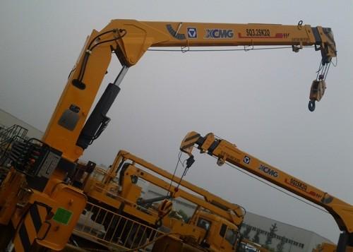 Lifting Hydraulic Truck Mounted Crane, Fast Response Telescoping Boom Crane