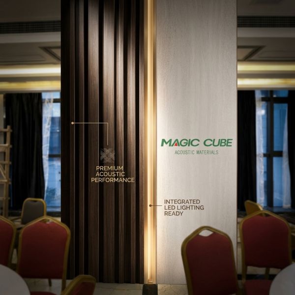 Polyester Fiber Acoustic Panel 1220x2440mm 9mm Sound Absorbing Wall Board for Conference Hall Interior Decoration