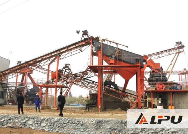High Crushing Ratio Stone Crushing Plant , Stone Jaw Crusher Machine 200t/h