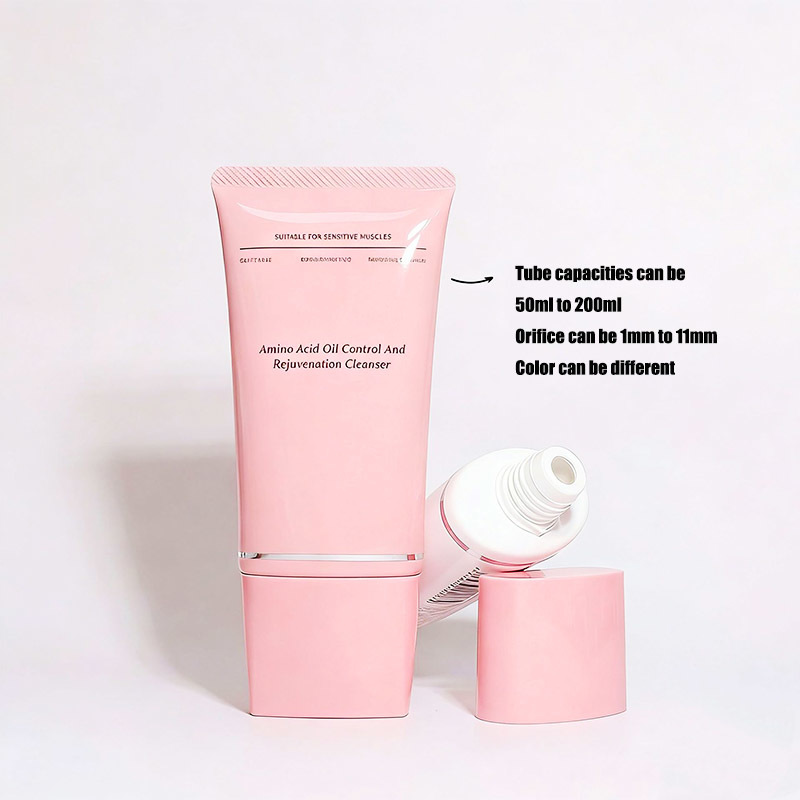 Super Oval Matte cosmetic squeeze tube often recyclable sustainable packaging choice for cosmetic creams lotions and skincare items