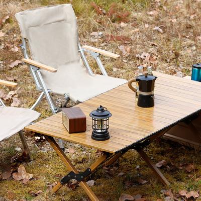 Aluminum Roll Up Camping Table 30kg Capacity 5.5kg Weight