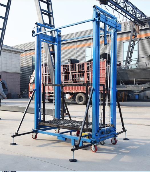 500kg 6m Telescopic Folding Electric Scaffold Portable Safe Customizable Mobile Hydraulic Scissor Lift Platform