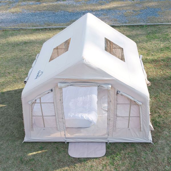 Large Canvas Glamping Cabin Tent Awnings and Suit Included for Spacious Outdoor Living