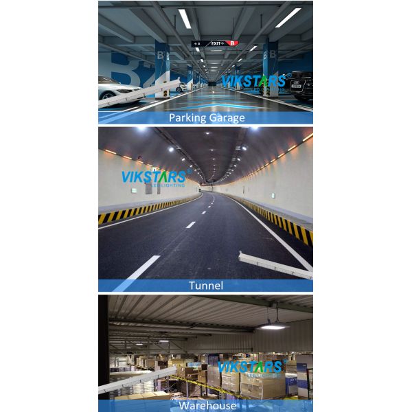 150W Linear High Bay Led Lights IP65 Waterproof Gray Housing Color