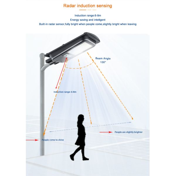 High Lumen Outdoor Ip65 150 Watt Solar Led Street Light