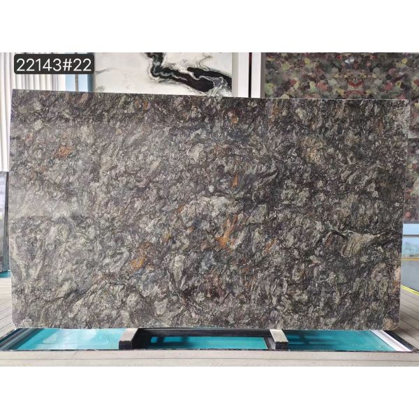 Brazil Platinum Diamond Marble Luxury Stone Book-match Background Feature Wall Luxurious Flooring Stone