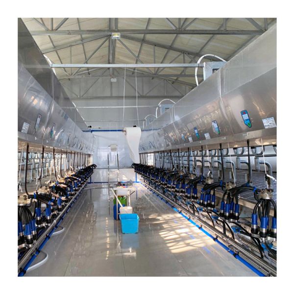 quick release type ISO9001 Abreast Milking Parlour with Electronic Metering