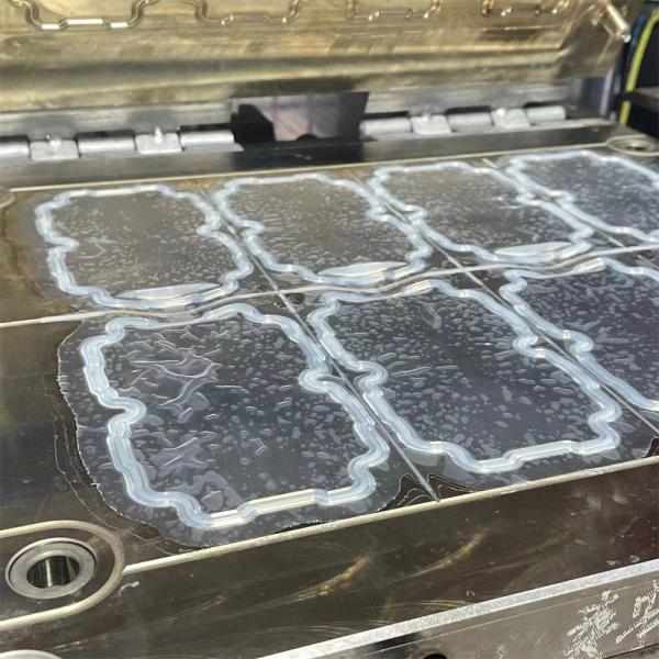 Resistência à chama Molde de prensagem de silicone 20 ShoreA Anel de vedação de silicone IP66 impermeável