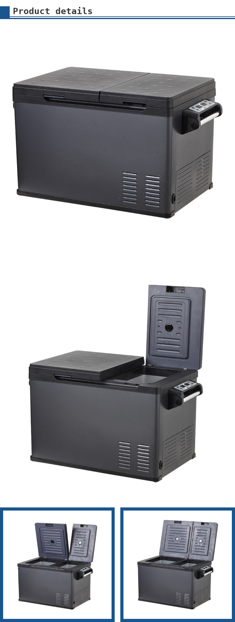 Réfrigérateur portable avec une grande capacité nette et une puissance de 45W