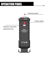 Mesure de courant Détecteur de tension CA Pen Sound And Zero/Live Wire Judgment Norme de sécurité élevée